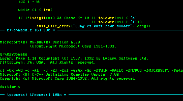 Compiling while you edit--under DOS!